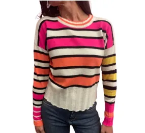 1222293 Cashmere Ocean Stripe 2.0 Top