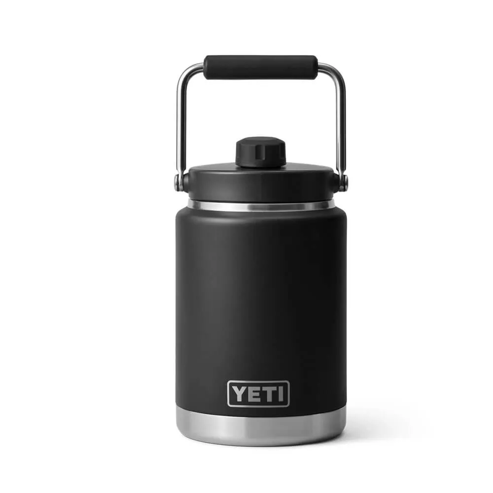 21070140014 TERMO RAMBLER MEDIO GALON NEGRO MARCA YETI