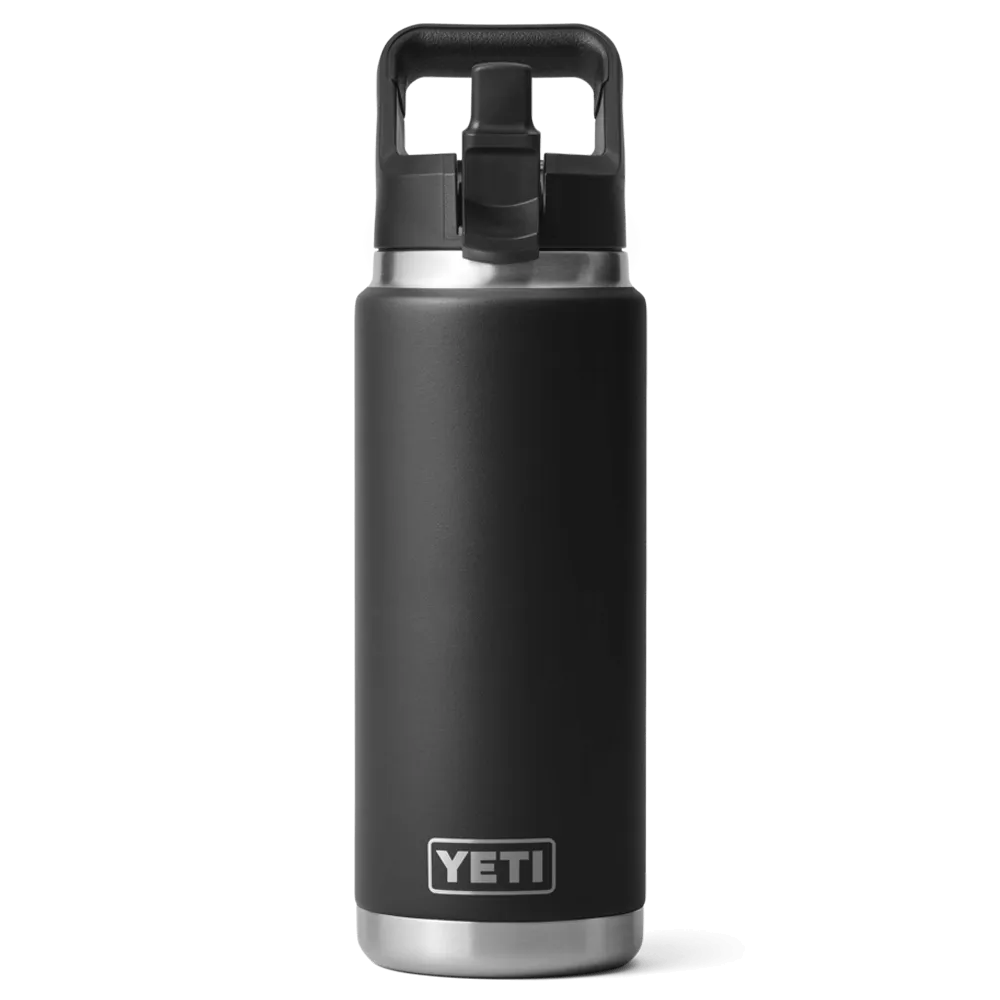 21071501822 TERMO RAMBLER 26oz STRAW BOTTLE NEGRO MARCA YETI