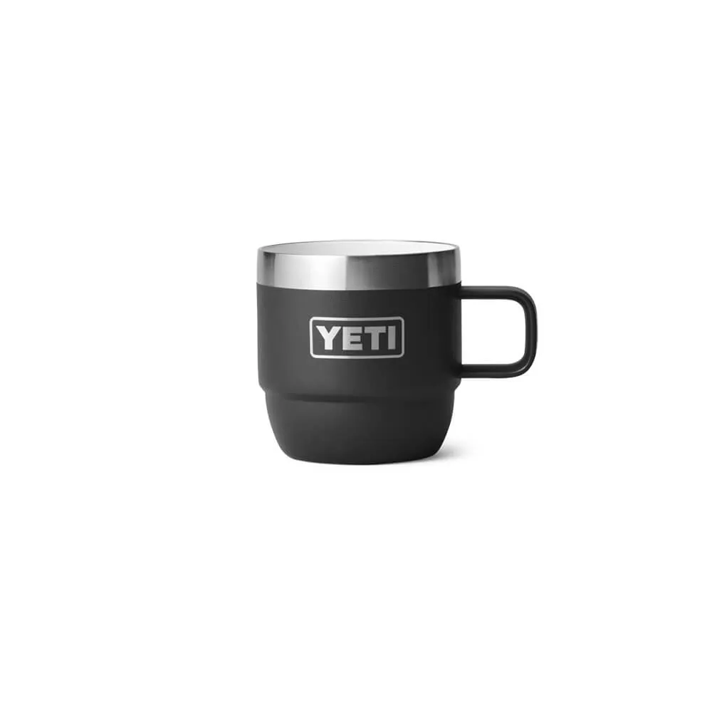 21071501862 TAZA RAMBLER 6oz STACKABLE 2 PIEZAS NEGRO MARCA YETI