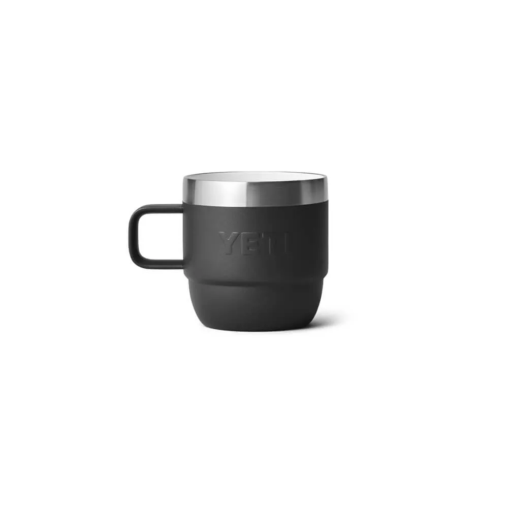 21071501862 TAZA RAMBLER 6oz STACKABLE 2 PIEZAS NEGRO MARCA YETI