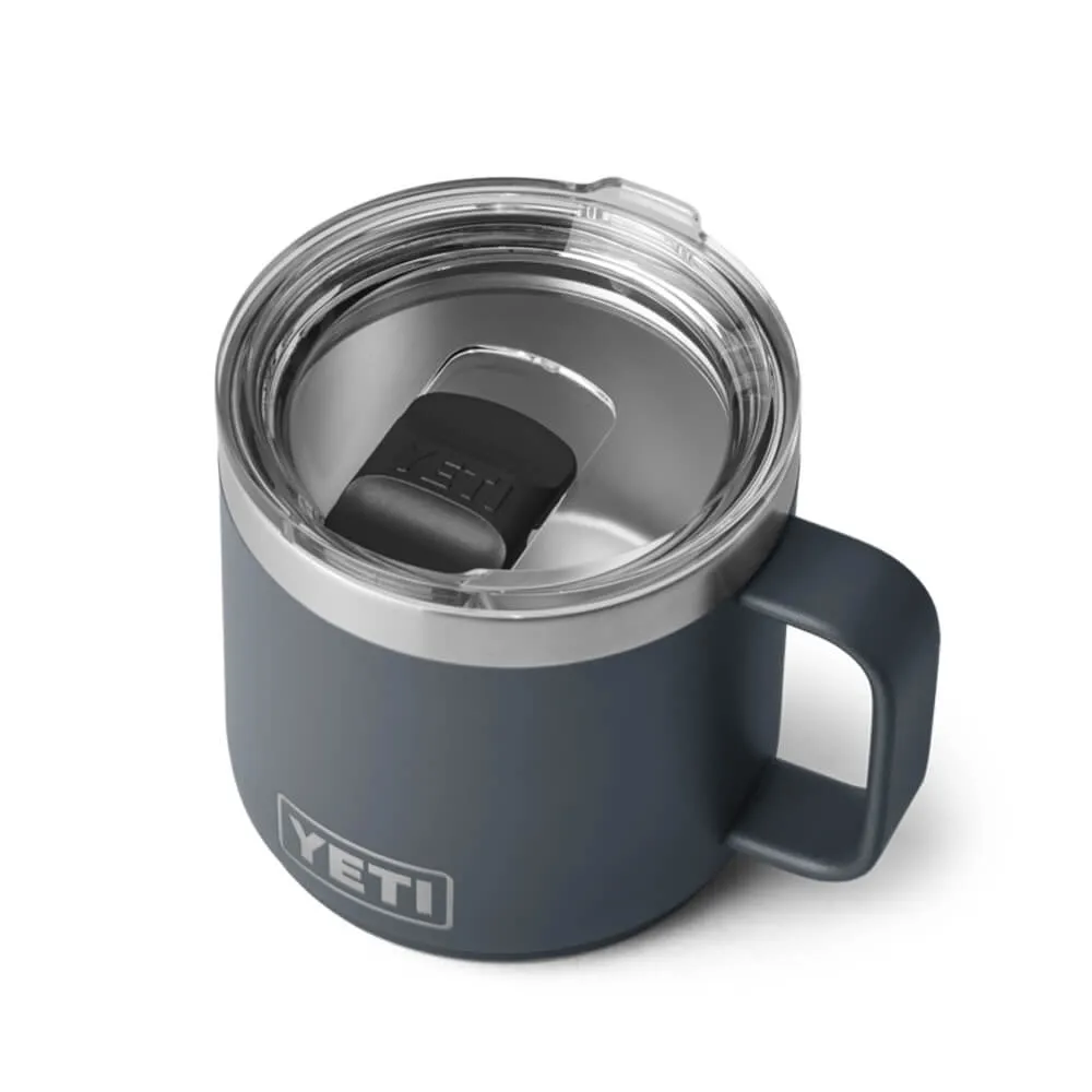 21071502197  TAZA RAMBLER 14oz MUG 2.0 TAPA MAGNETICA CHARCOAL MARCA YETI