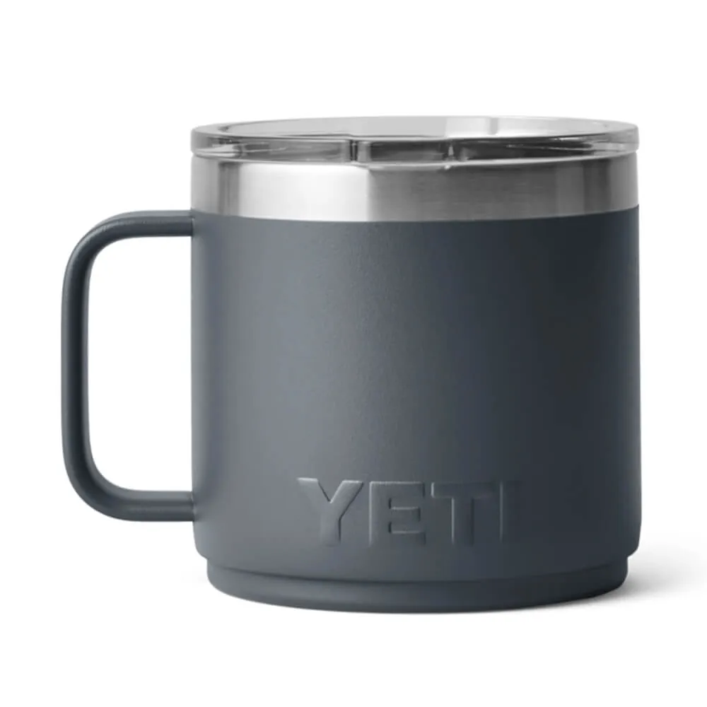 21071502197  TAZA RAMBLER 14oz MUG 2.0 TAPA MAGNETICA CHARCOAL MARCA YETI