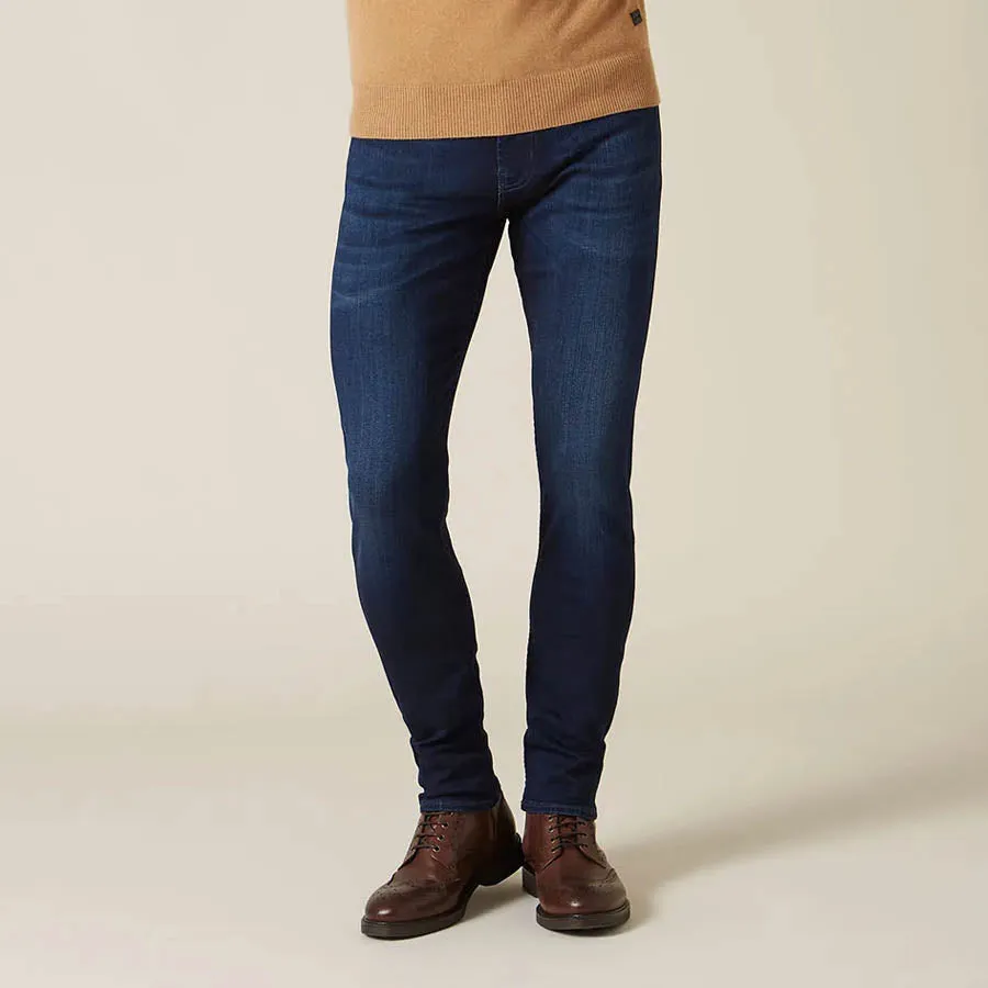 7 For All Mankind - Slimmy Tapered Luxe Jeans in Deep Blue