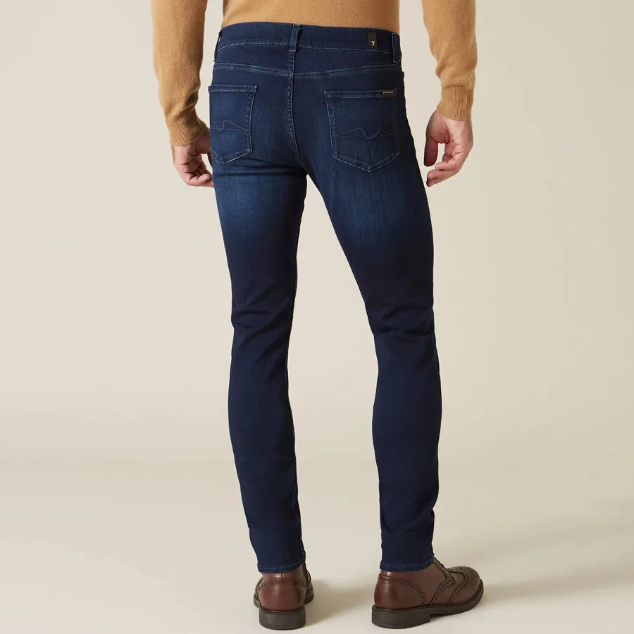 7 For All Mankind - Slimmy Tapered Luxe Jeans in Deep Blue