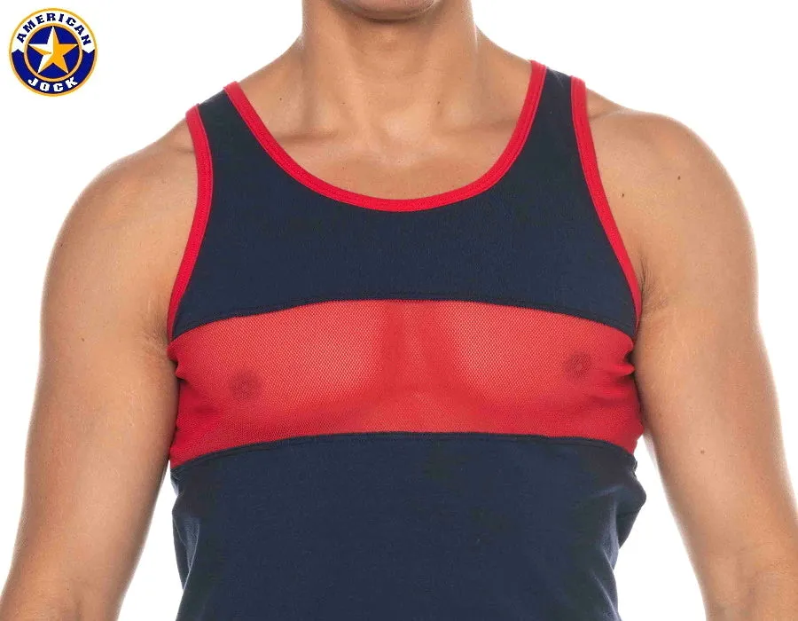 A J Phys Ed Track Tank Top