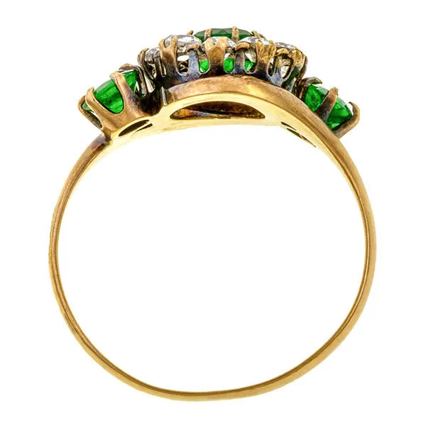 Antique Emerald & Diamond Ring