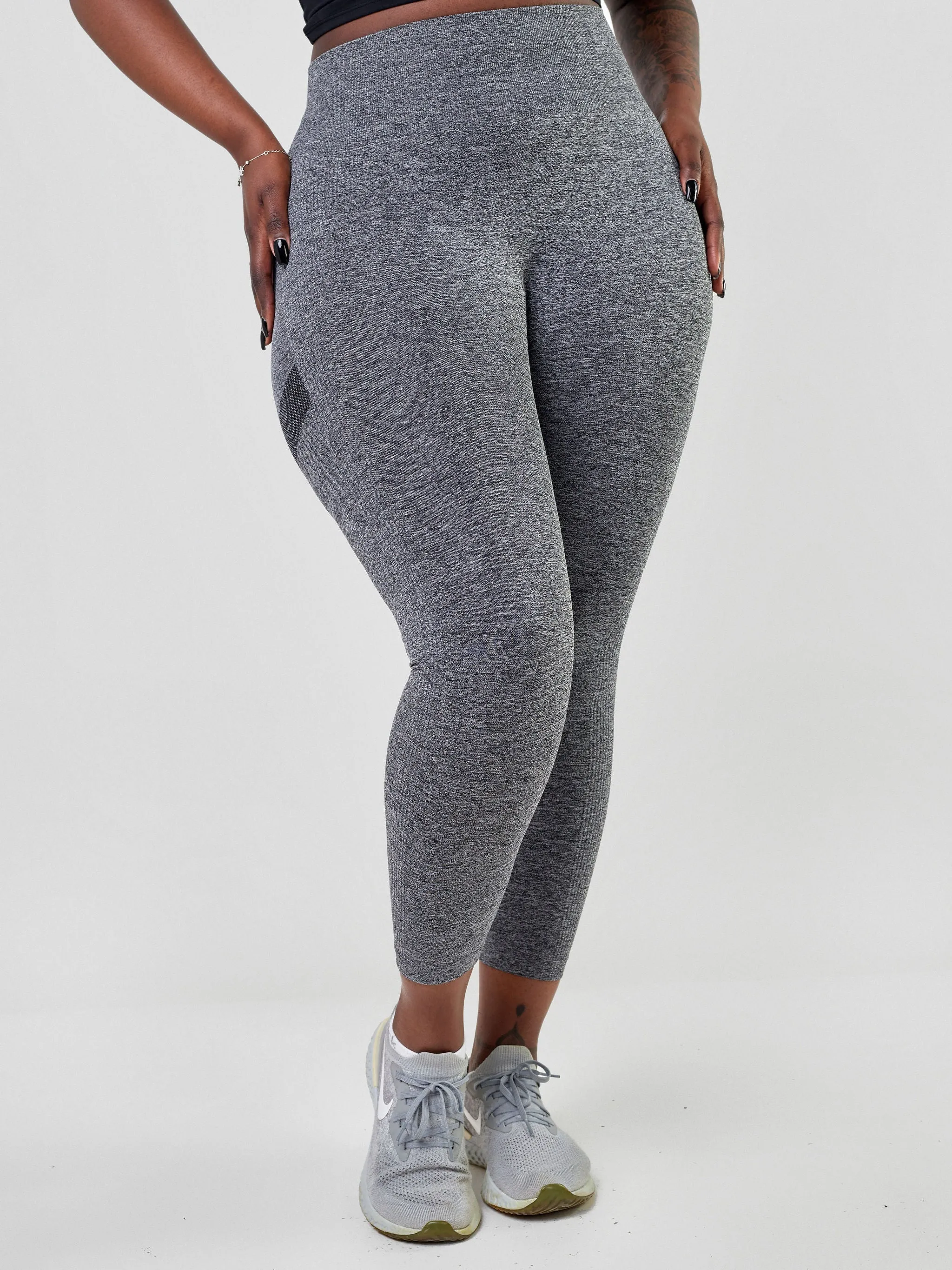 Ava Fitness Stay Active Leggings - Dark Grey