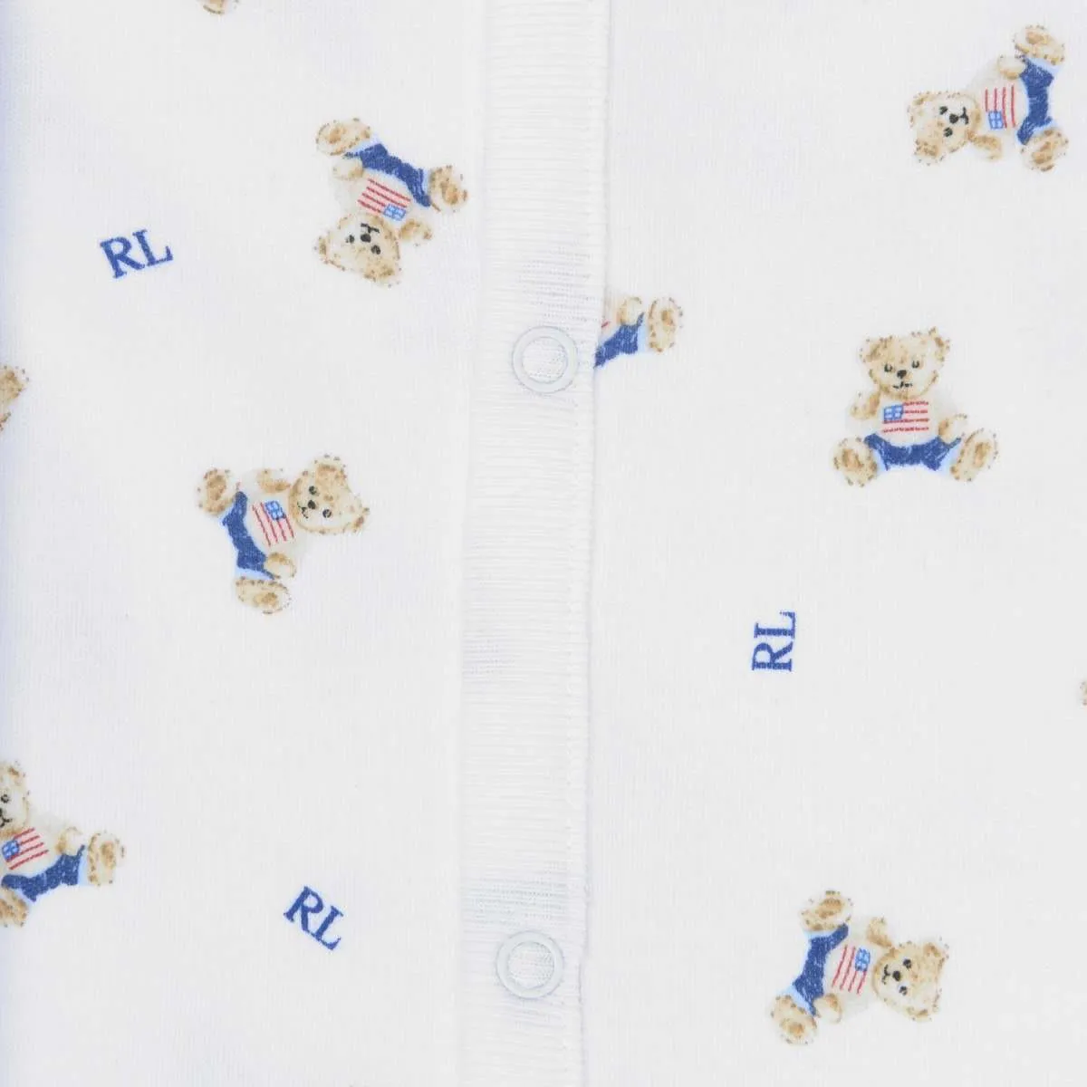 Baby Boys Bear Print Babygrow