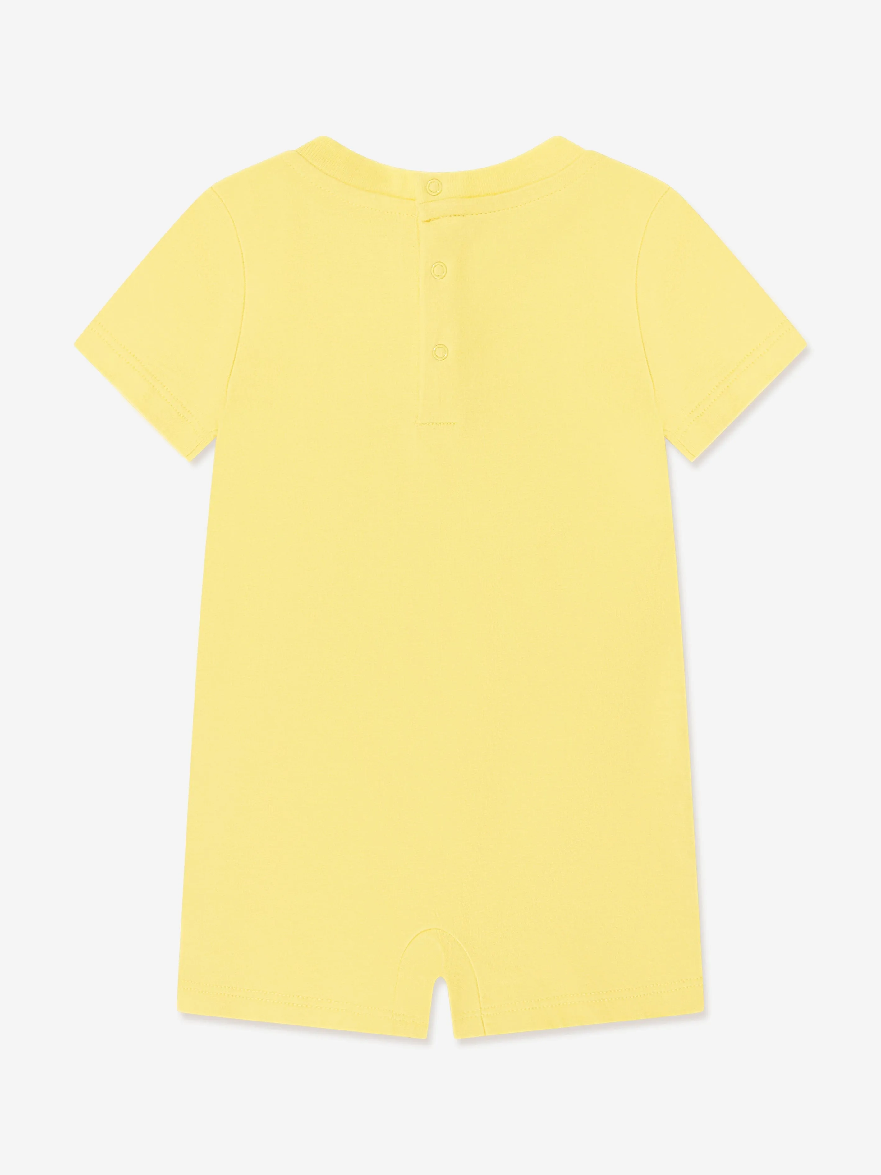 Baby Boys Bear Romper in Yellow