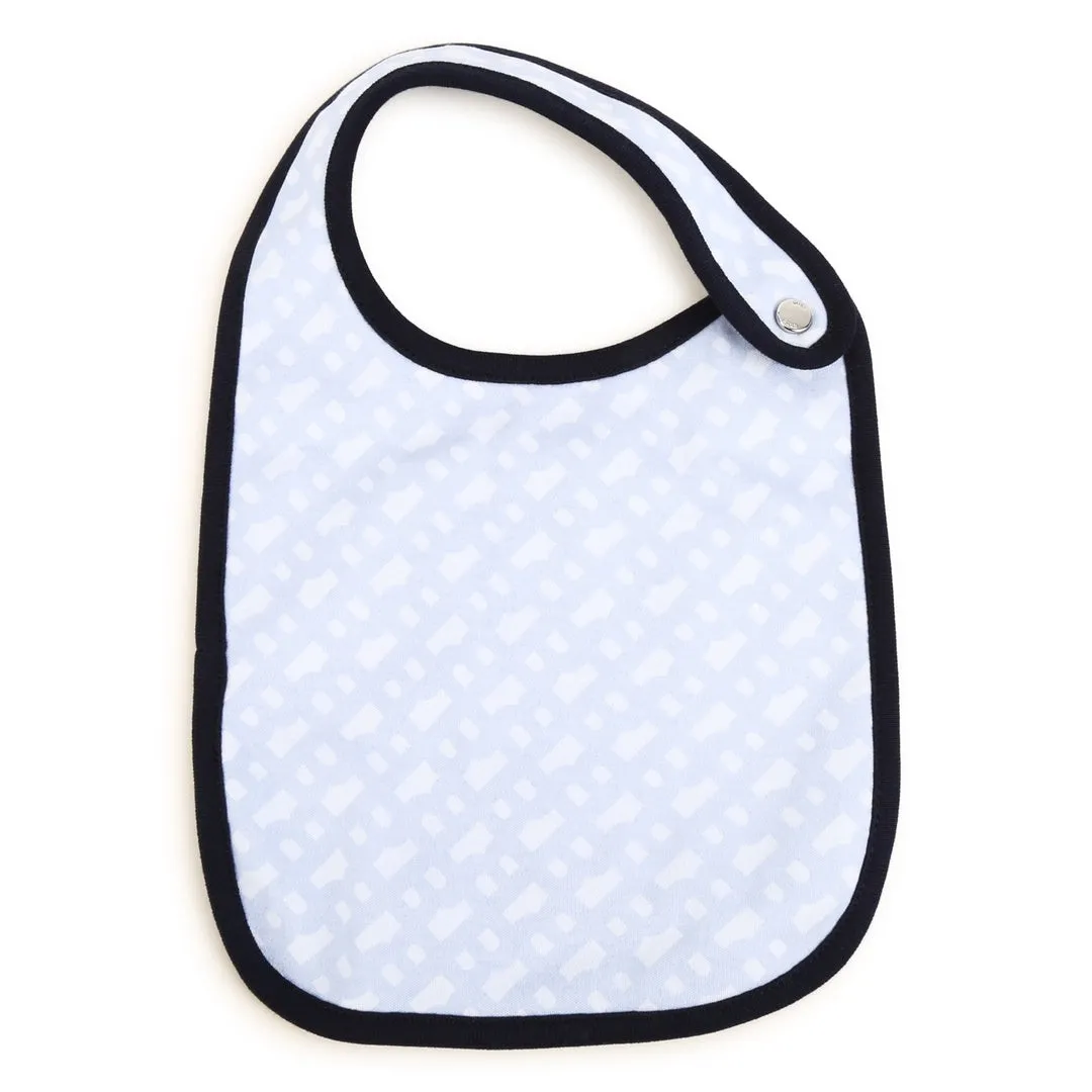 Baby Boys Blue & White Bibs ( 3-Pack )