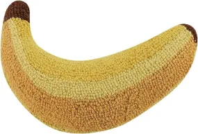 Banana Hooked Wool Pillow