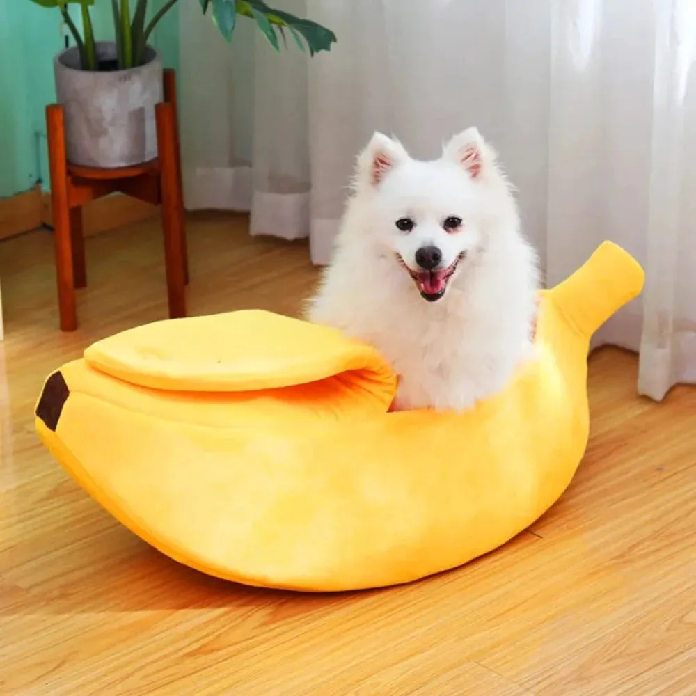 Banana Shaped Home Pet Bed