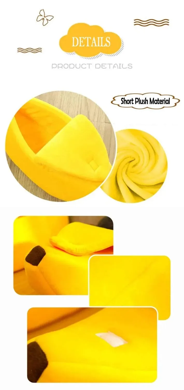 Banana Shaped Home Pet Bed