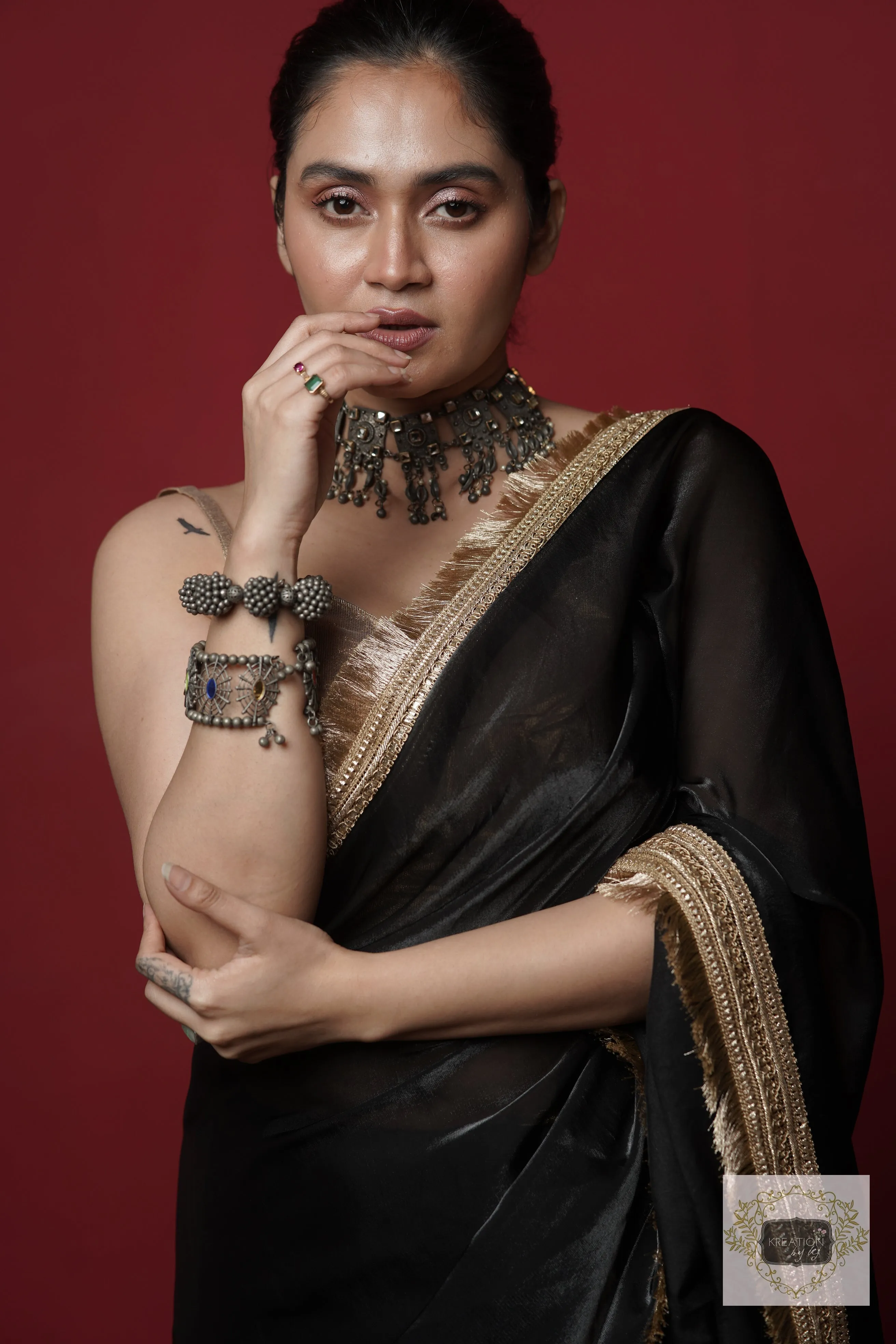 Black Banno Saree