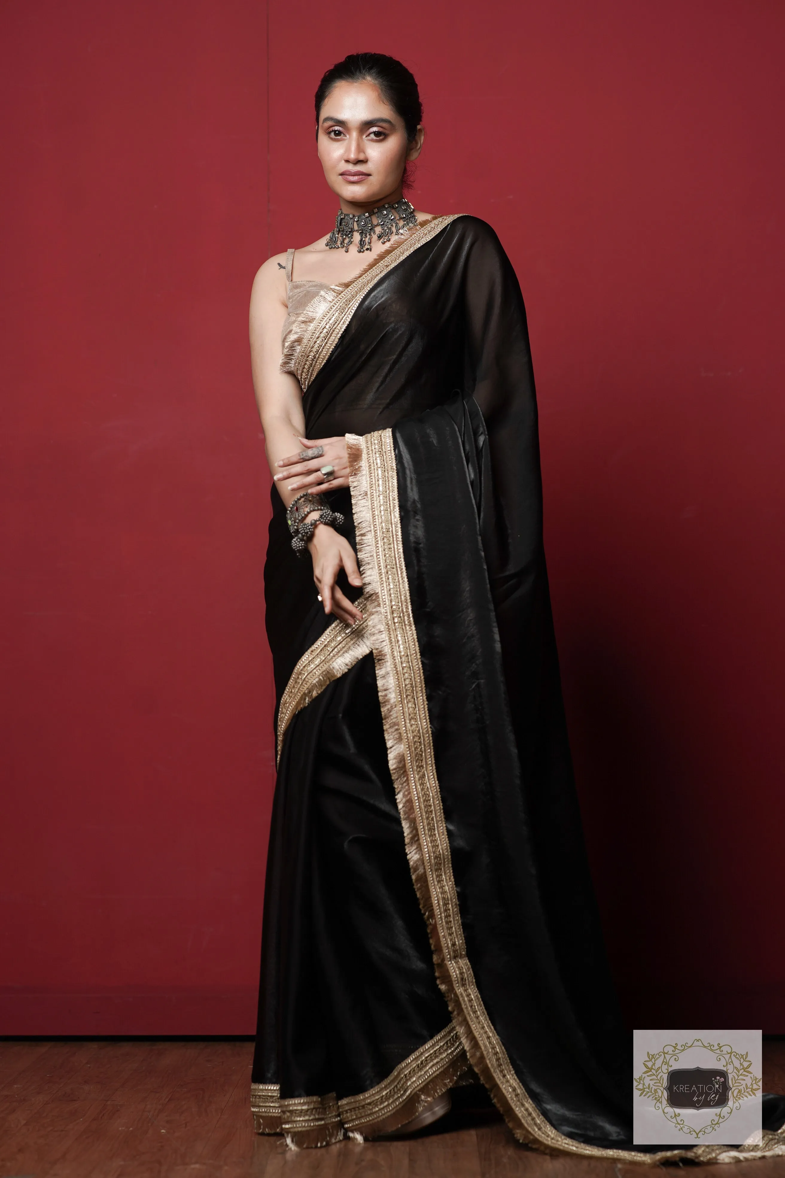 Black Banno Saree