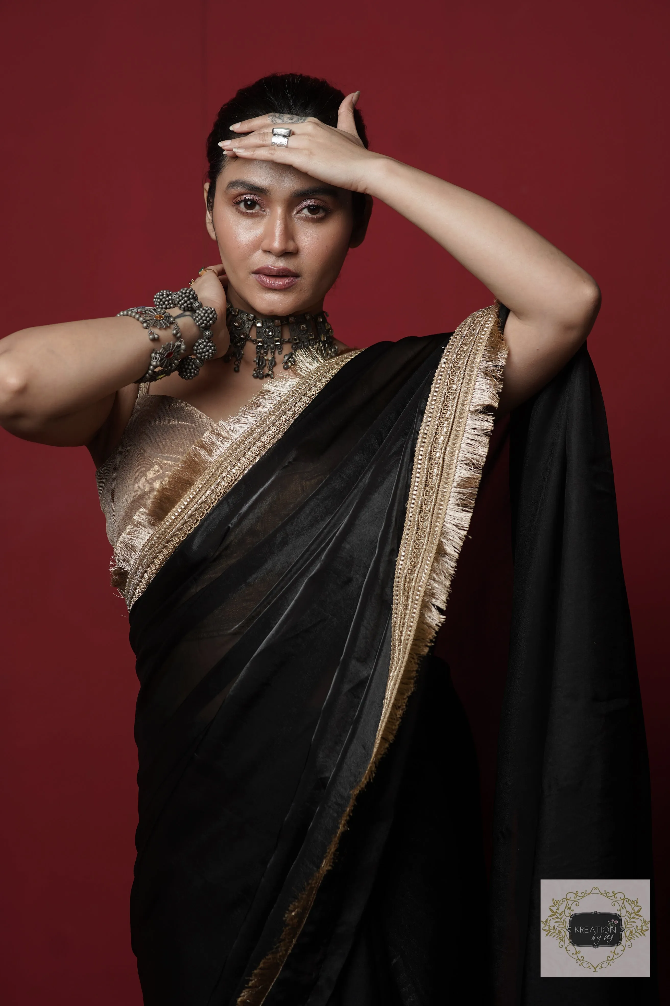 Black Banno Saree