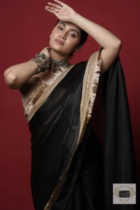 Black Banno Saree