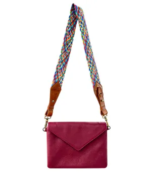 Bolsa de piel magenta - Leon  Ed. Limitada