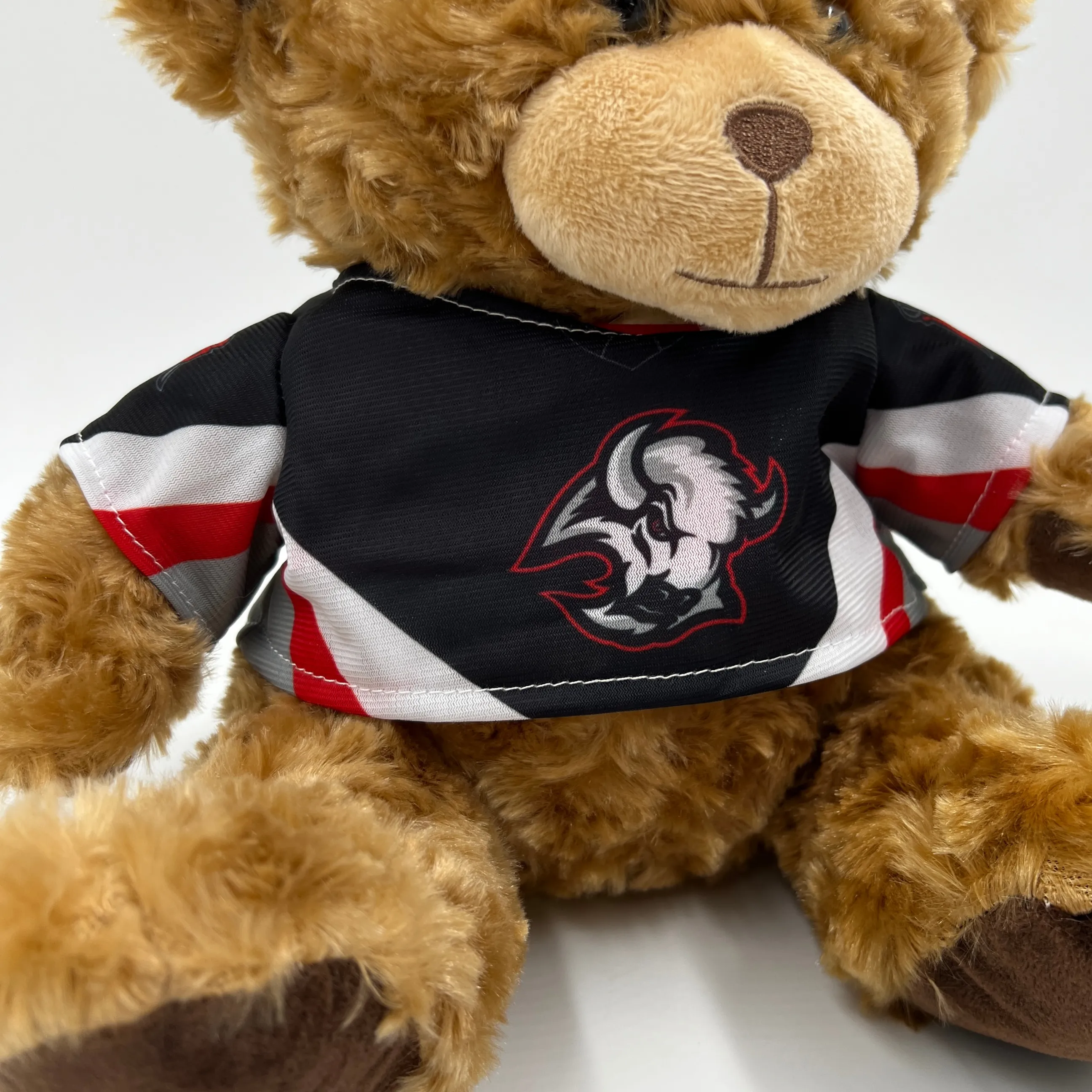 Buffalo Sabres Bear With Black & Red Jersey Stuffed Animal