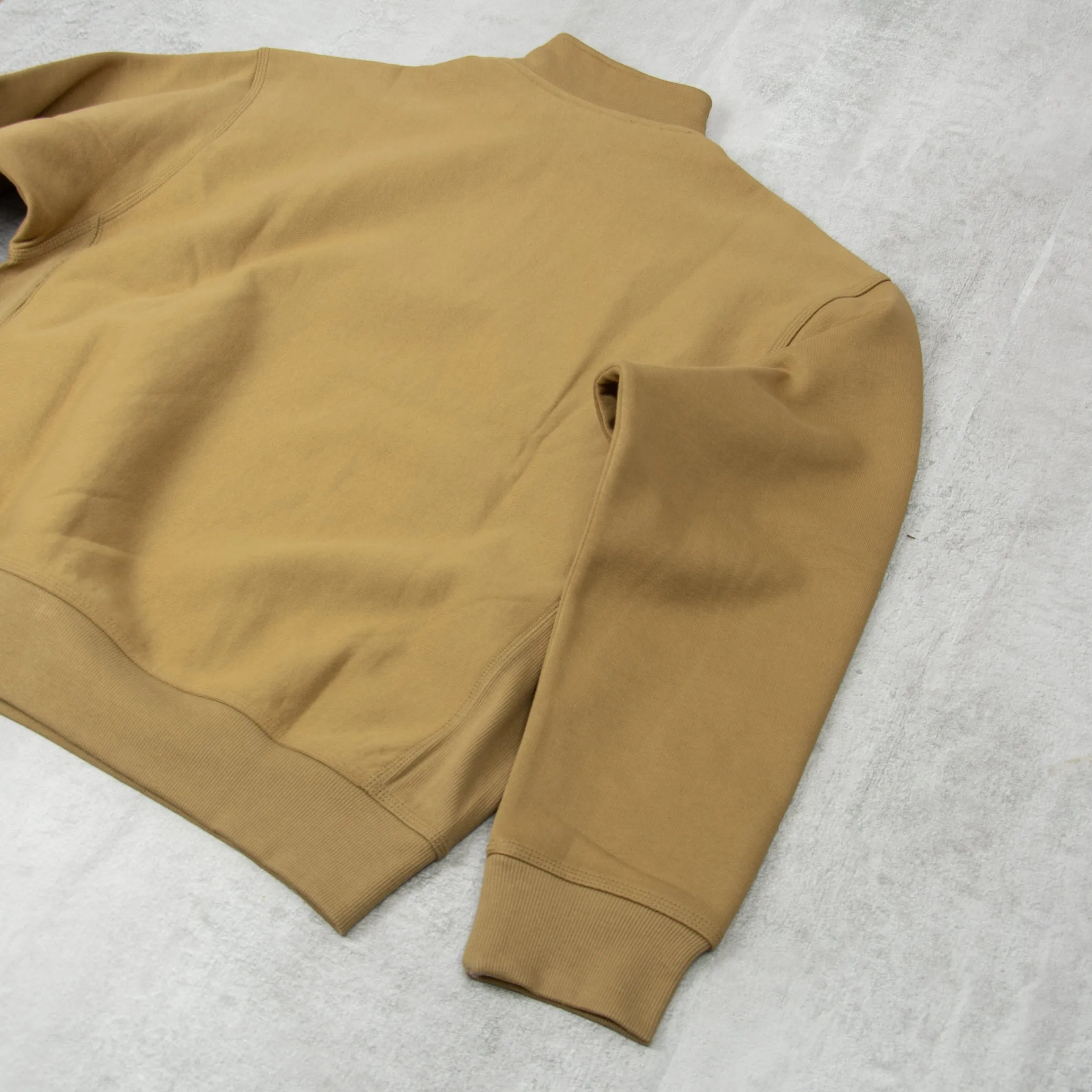 Carhartt WIP Half Zip American Script Sweat - Larch