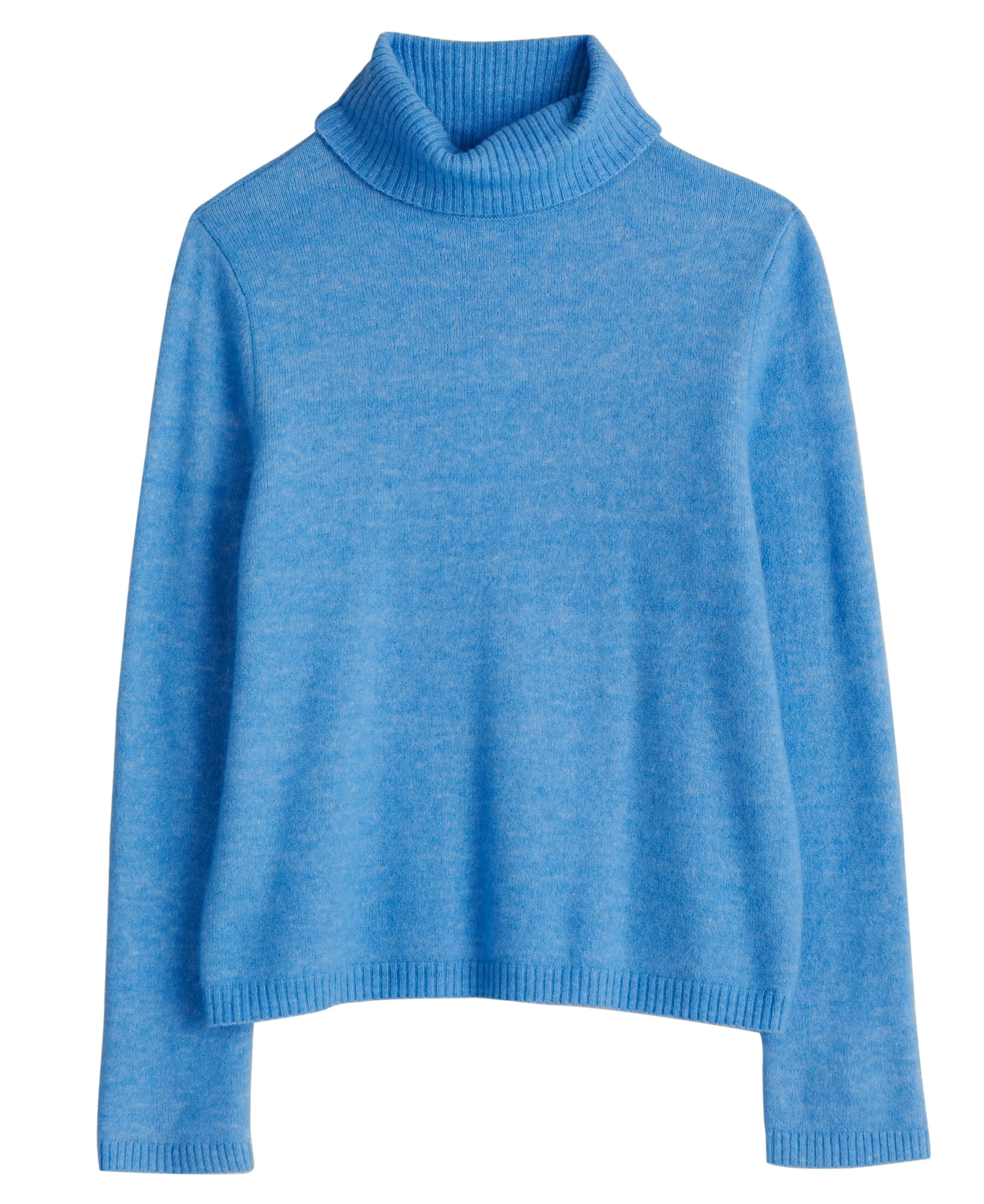 Cloud Chasing Roll Neck Jumper - Clear Sky