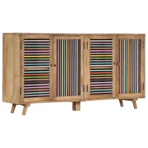 Colorful Sideboard Solid Mango Wood