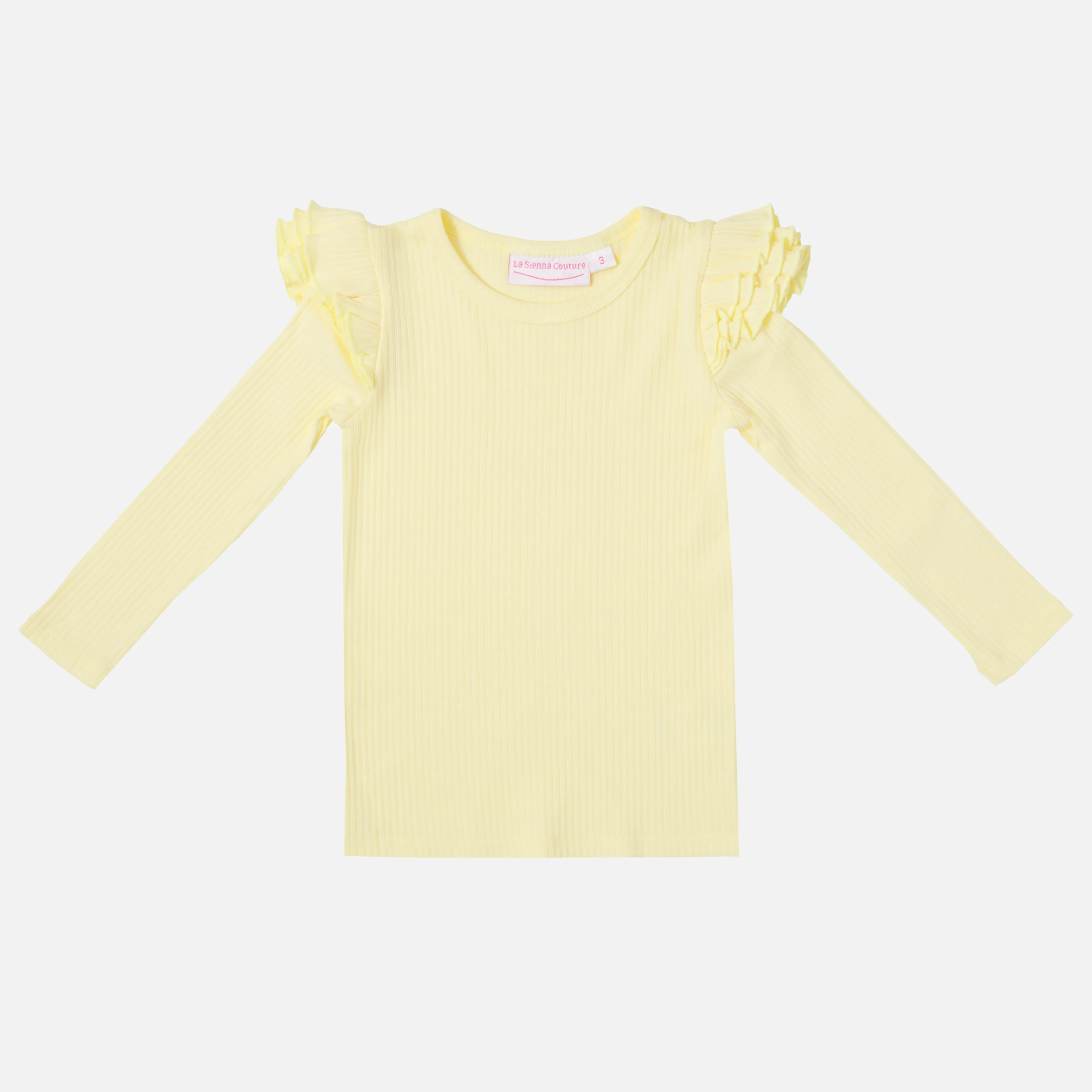 Cozy Long Sleeve Flutter - Banana