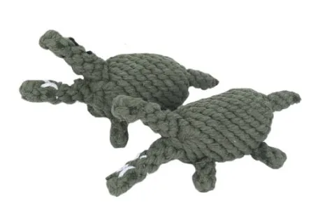 Crocodile 100% Cotton Rope Toy