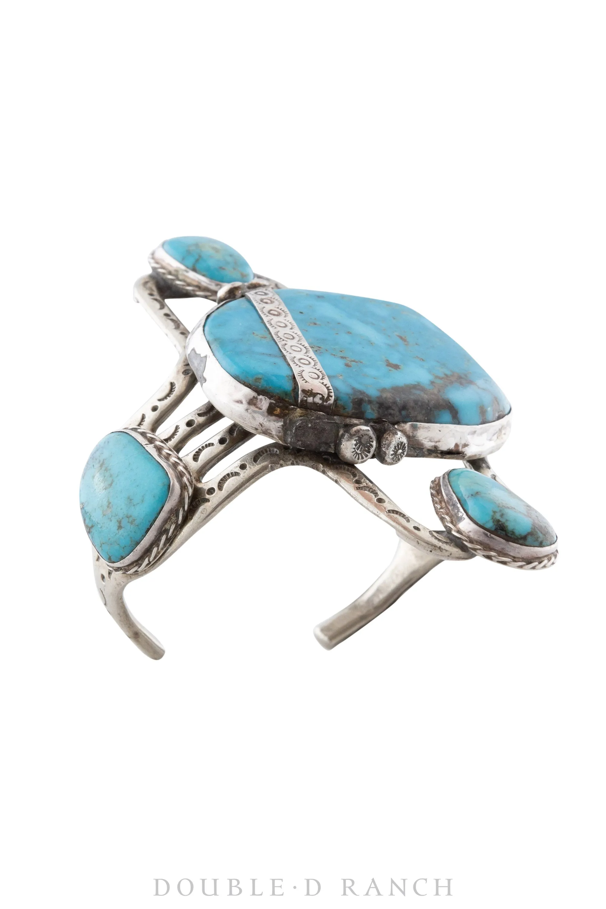 Cuff, Specimen, Turquoise, Modern Style, Vintage, 3155