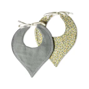 Daisy Teardrop Luxe Bib