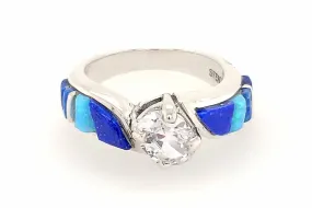 David Rosales Blue Sky CZ Ring