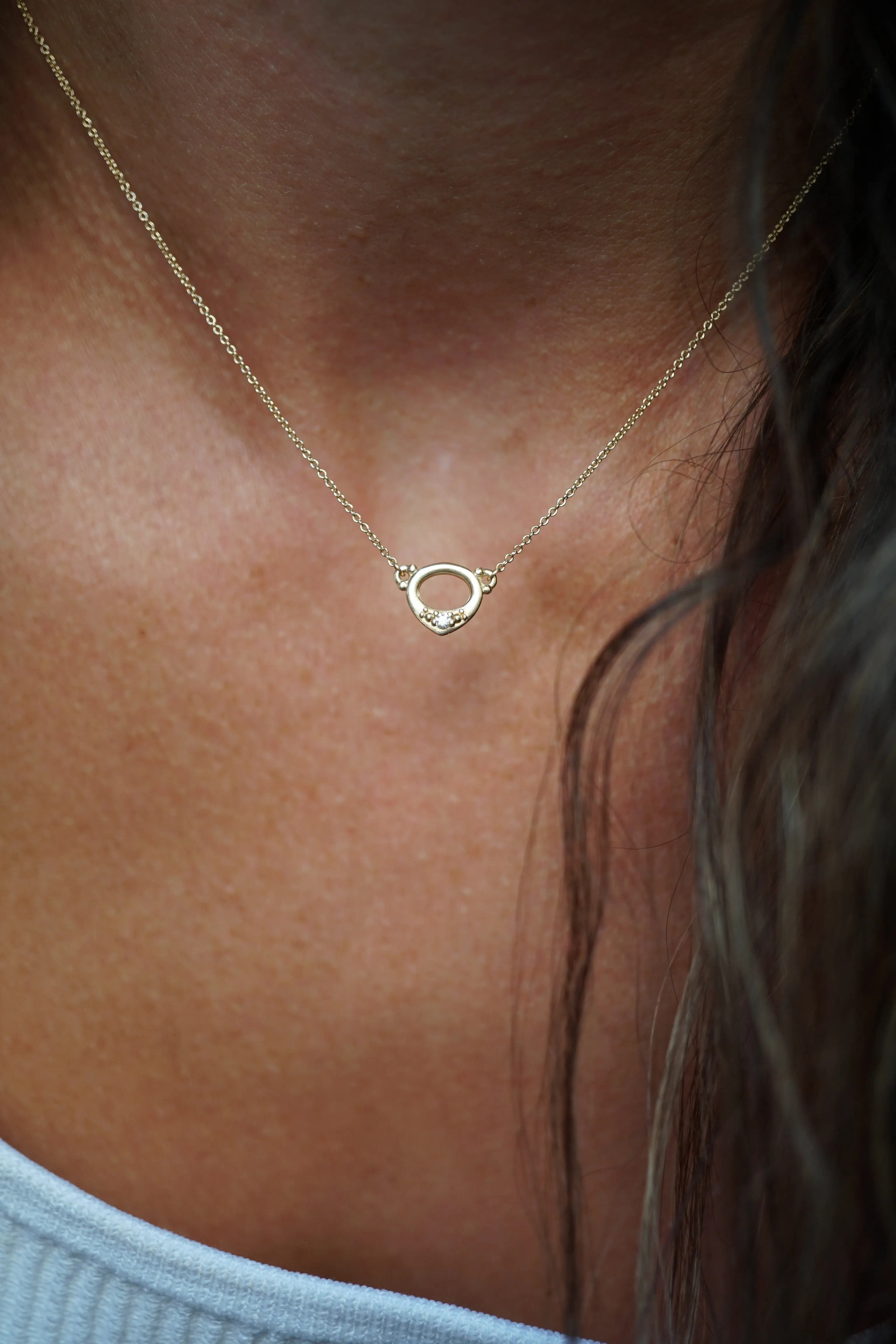 Diamond Raindrop Necklace