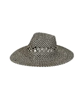 Dual Tone Woven Straw Sunhat