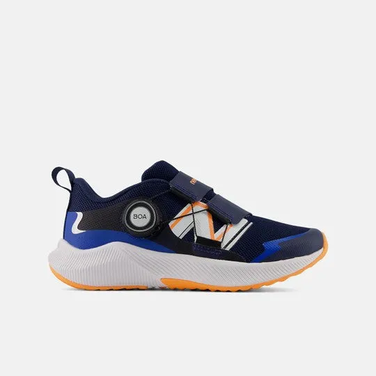 DynaSoft Reveal v4 Kid's BOA Trainer - Nb Navy with Hot Mango