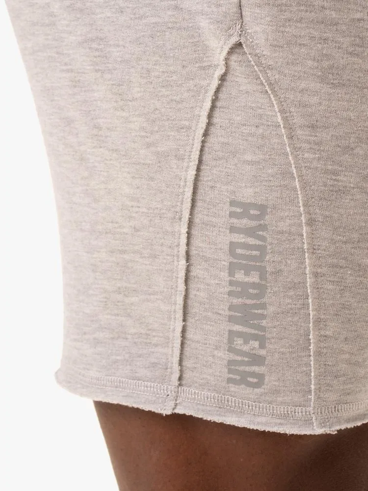 FORCE TRACK SHORT GREY MARL