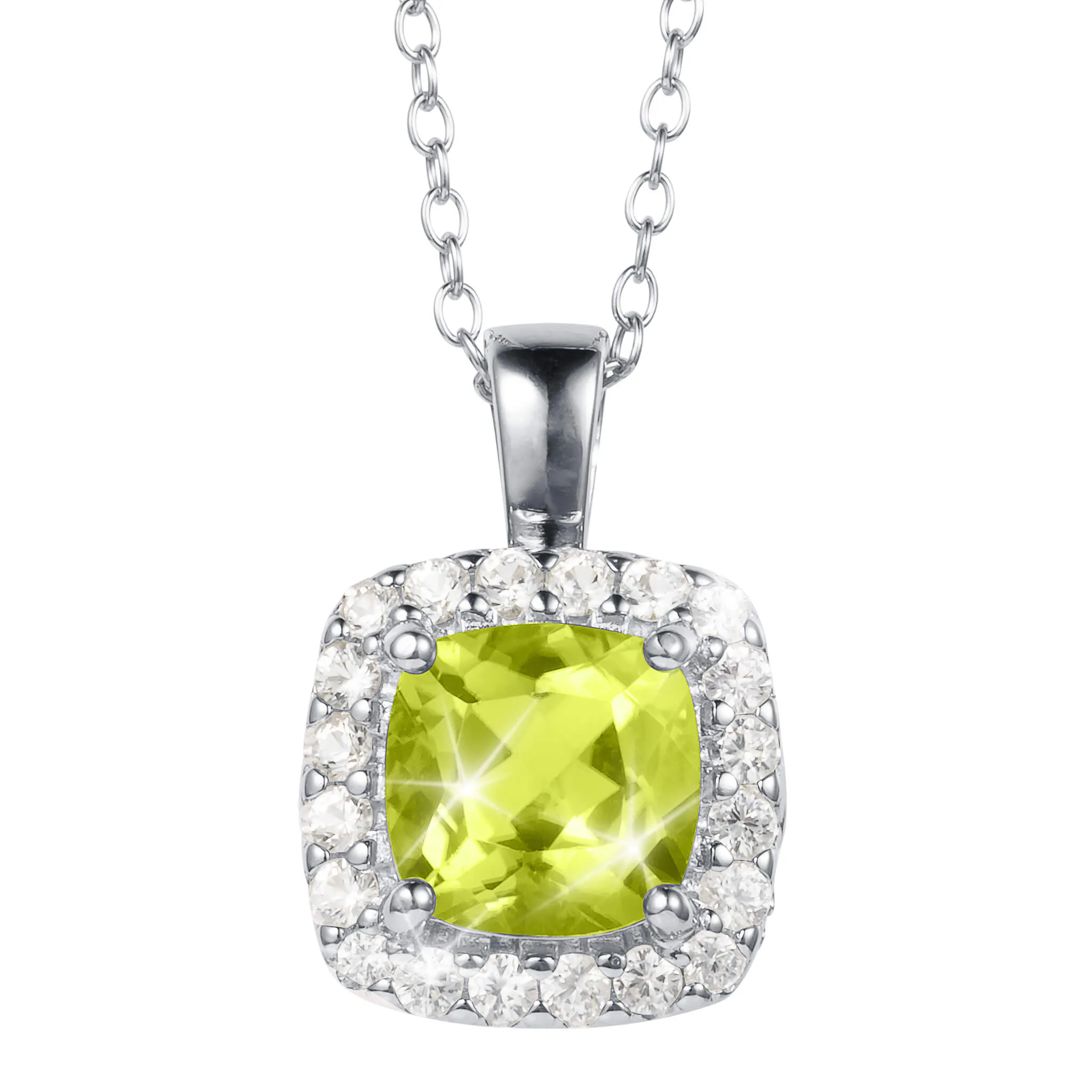 Gemfire Sparkle Peridot Pendant