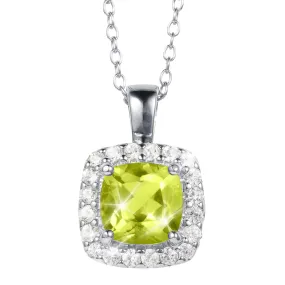 Gemfire Sparkle Peridot Pendant