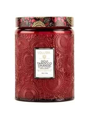 Goji Tarocco Orange Large Jar Candle