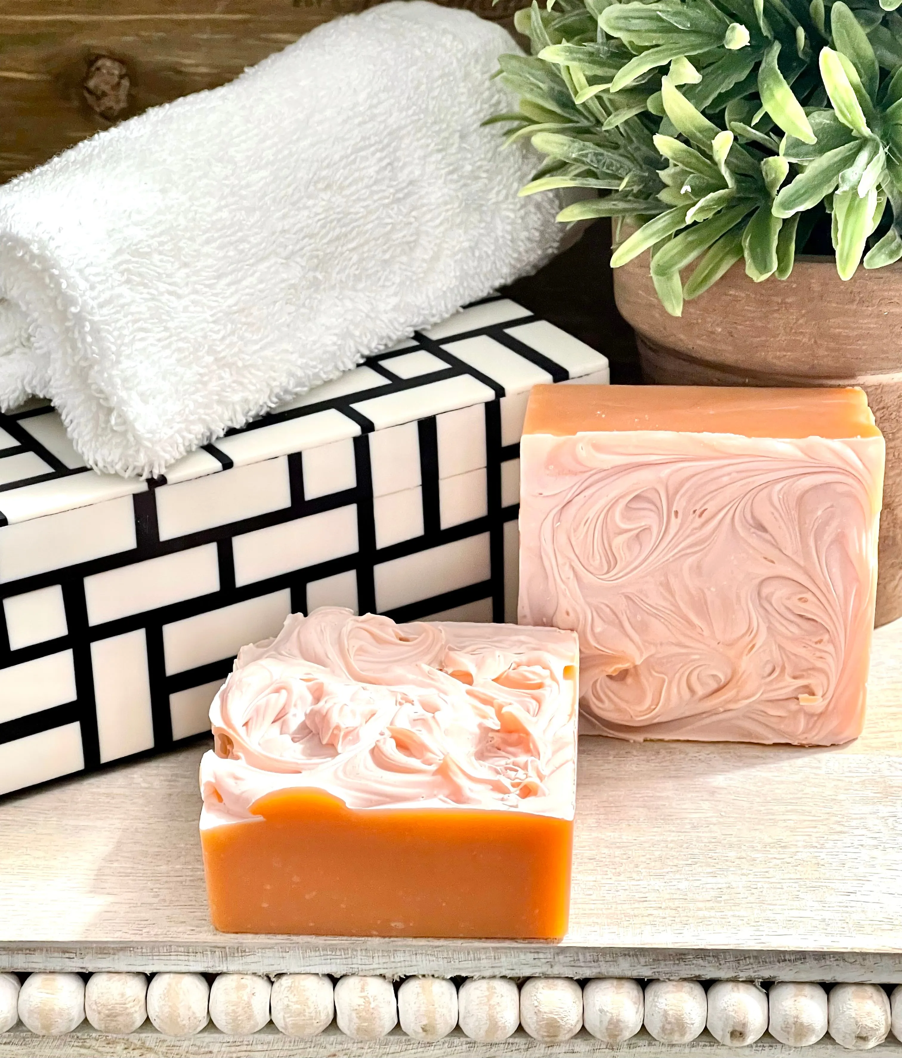 Grapefruit Bellini Sea Salt Soap Bar