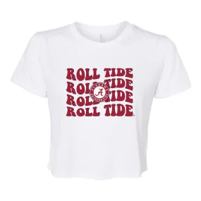 Groovy Gal Crop Short Sleeve T-shirt in University of Alabama