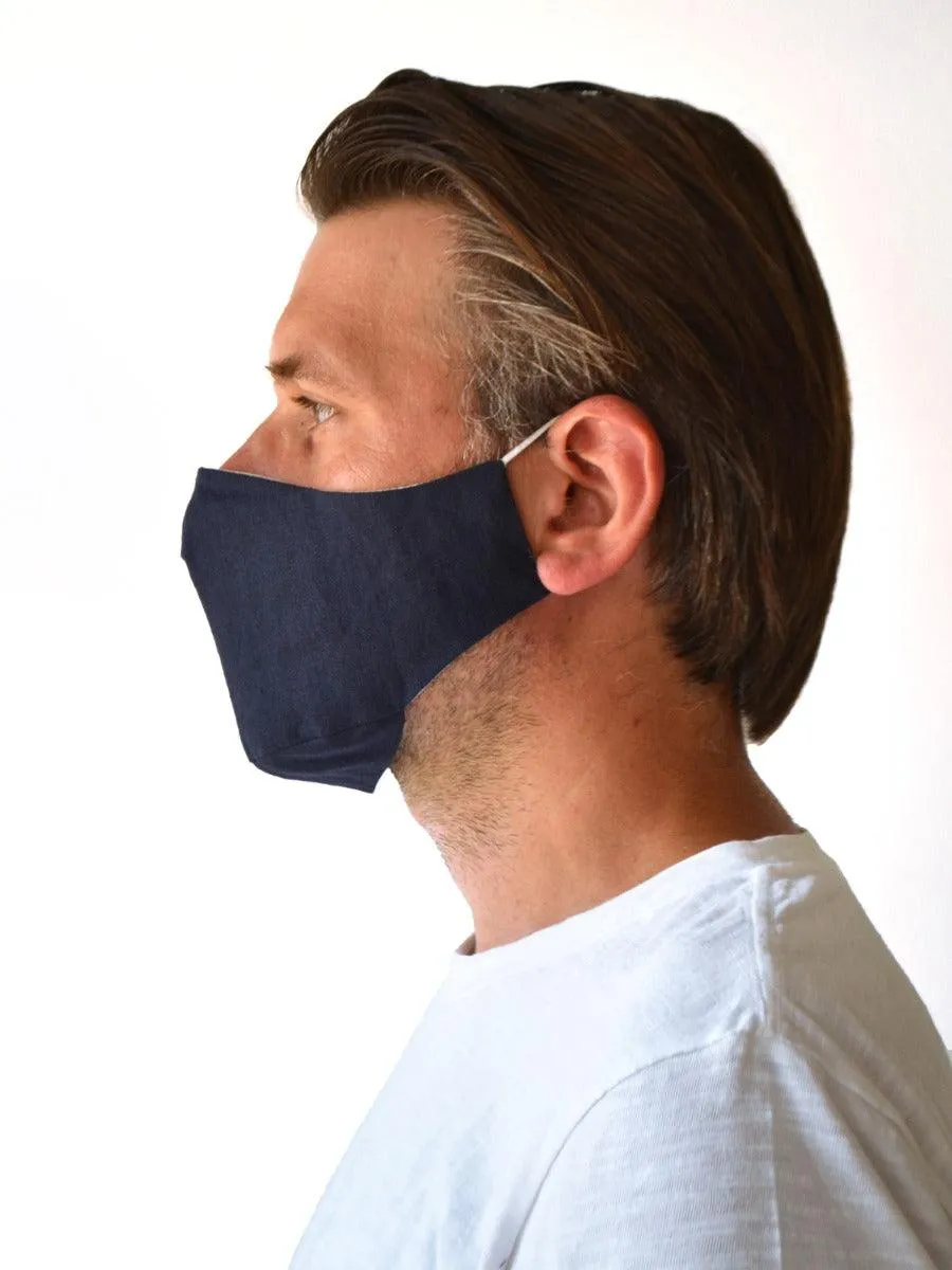 Hemp Reusable Face Mask With Organic Cotton Lining