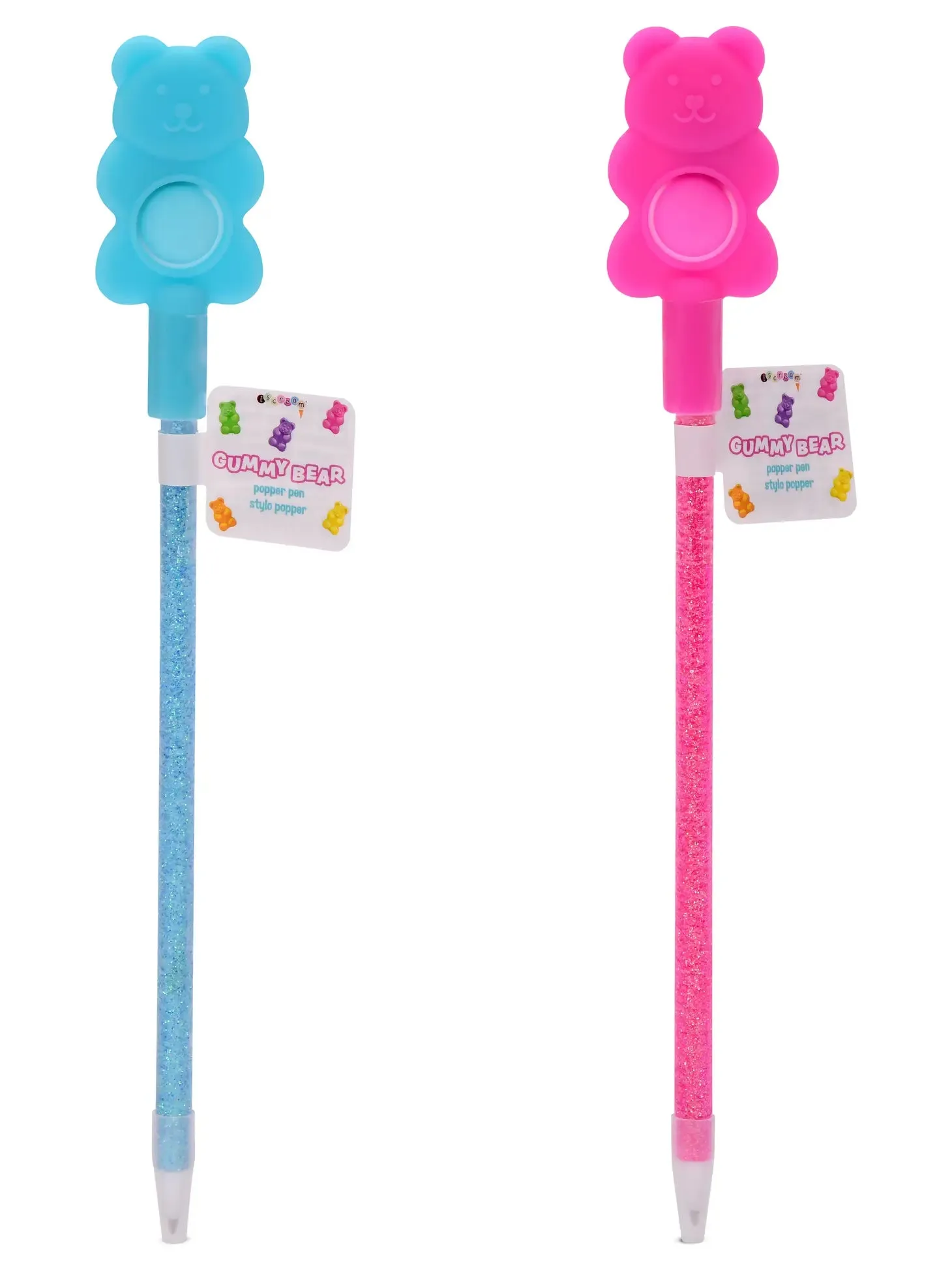 Iscream Bear Popper Pen - Assorted Colors