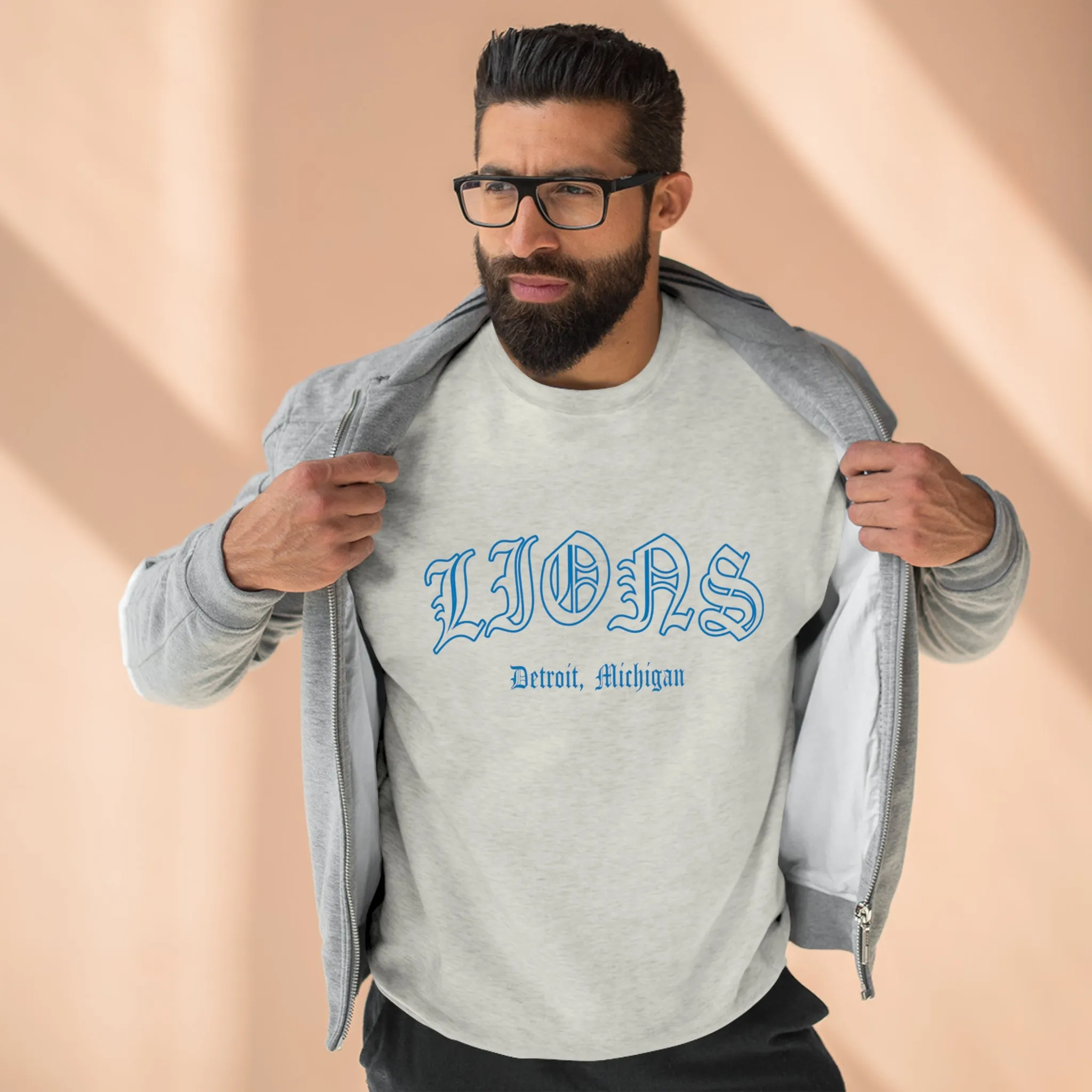 Lions Old English Crewneck