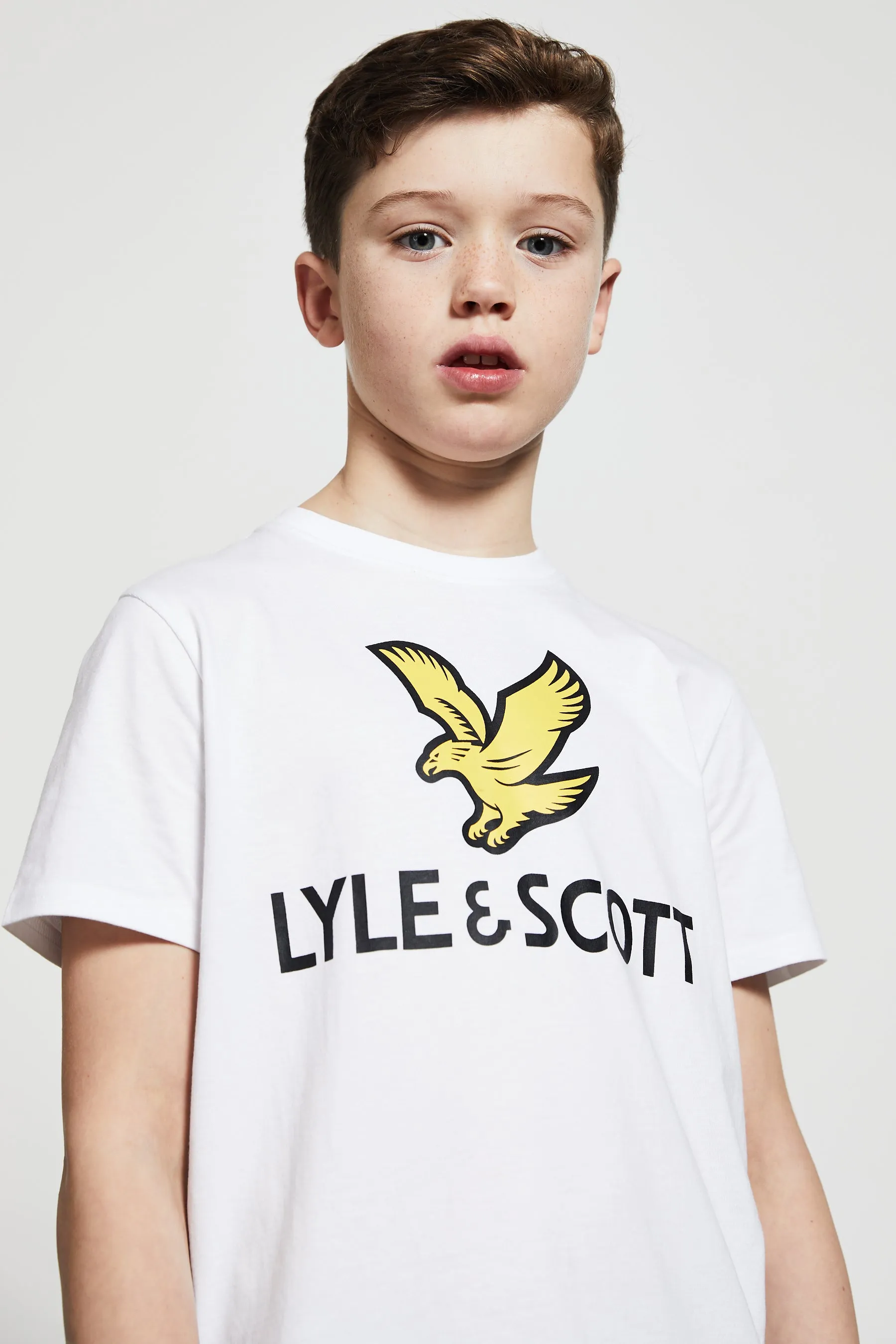 Lyle & Scott Boys 'Eagle Logo' T-Shirt - Short Sleeved