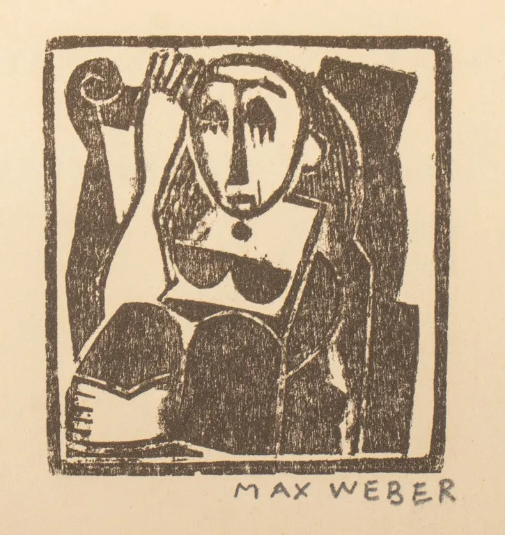 Max Weber Still Life & Figural Portrait Woodblocks