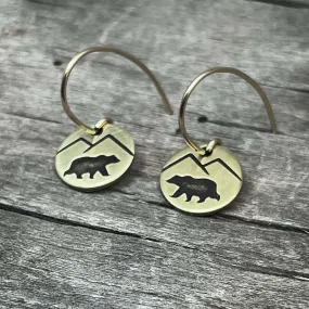 Mountain Bear  Earrings