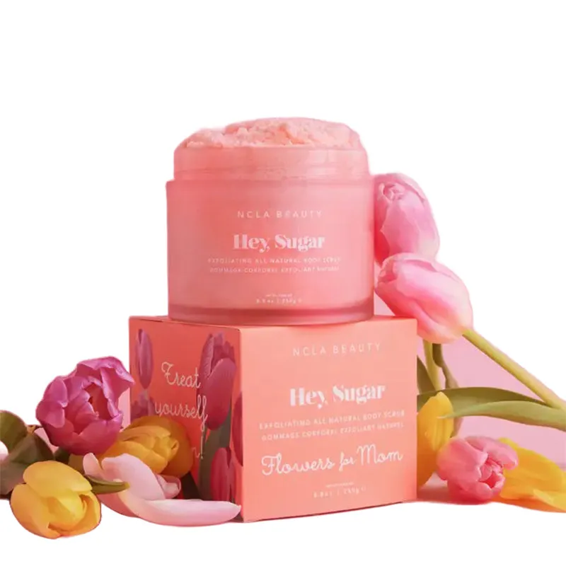 NCLA BEAUTY | Hey, Sugar Flowers for Mom Body Scrub