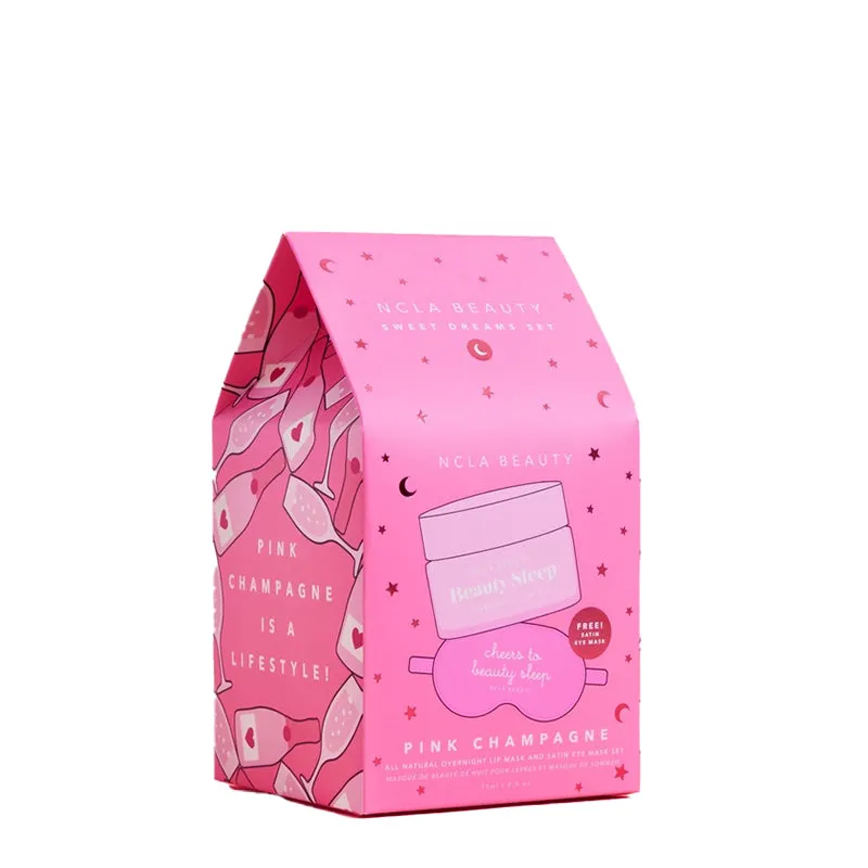 NCLA BEAUTY | Sweet Dreams Pink Champagne Mask Gift Set