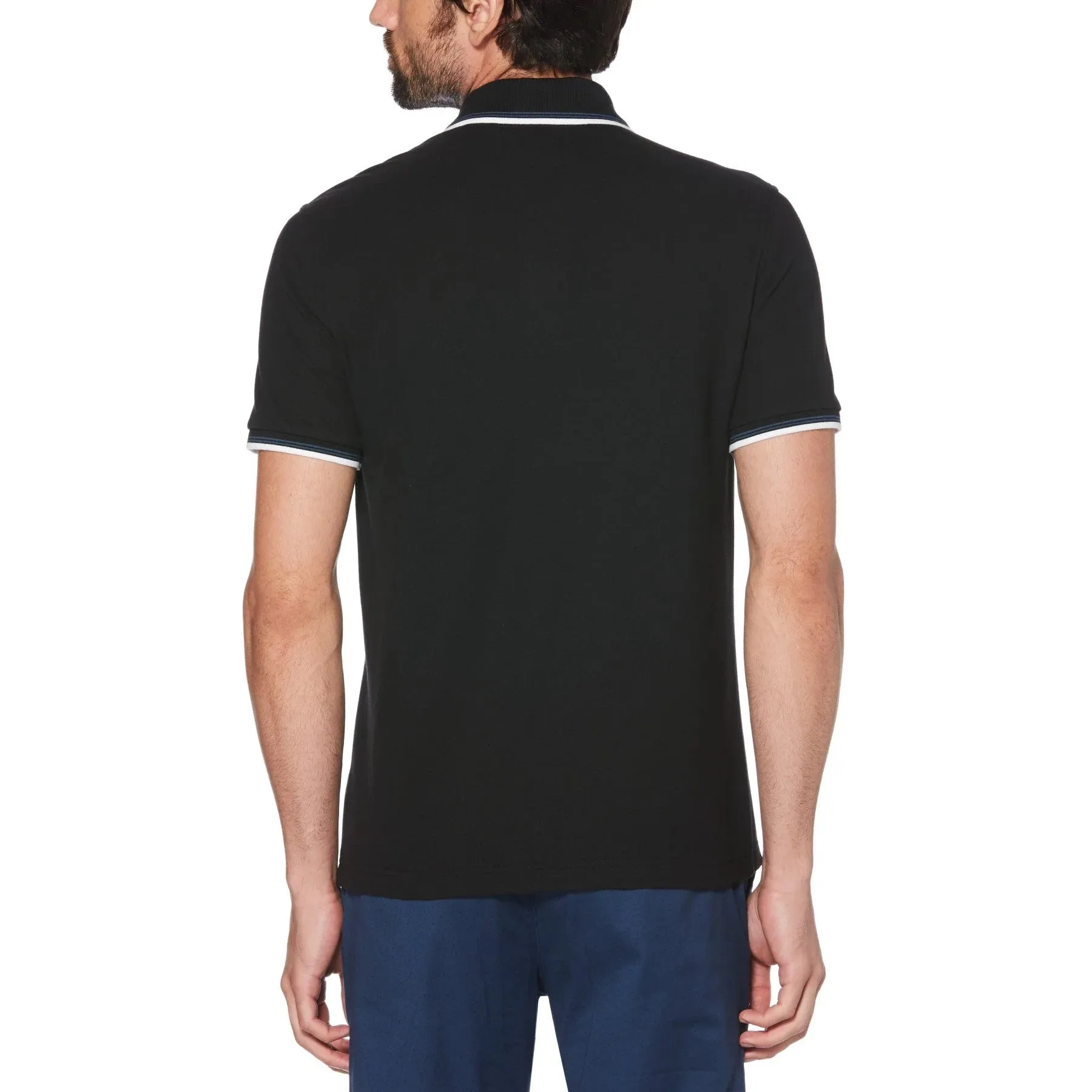 Original Penguin Mens Sticker Pete Tipped Polo Shirt